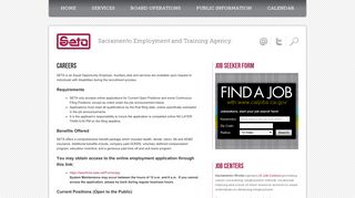 Careers - Sacramento Employment and Training Agency