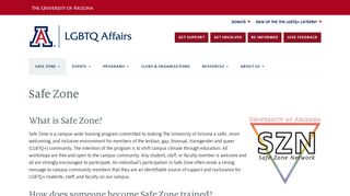 Safe Zone | LGBTQ Affairs