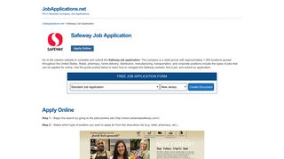 Safeway Job Application - Apply Online