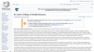 St. Luke's College of Health Sciences - Wikipedia