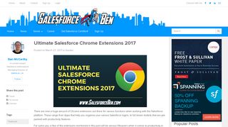Ultimate Salesforce Chrome Extensions 2017 - Salesforce Ben