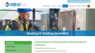 Heating & Cooling Incentive - HRAI
