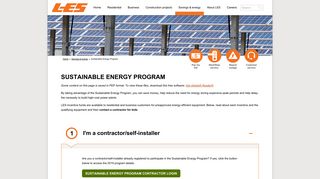 Sustainable Energy Program - Lincoln Electric System