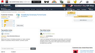 Amazon.com: Customer reviews: ScriptBuddy Screenplay Format Guide