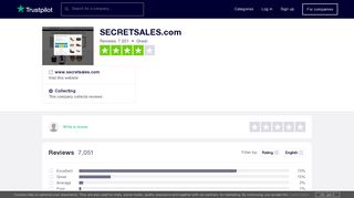 SECRETSALES.com Reviews | Read Customer Service Reviews of ...