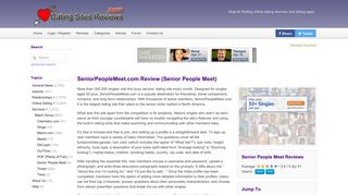 SeniorPeopleMeet.com Review (Senior People Meet) - Dating Sites ...
