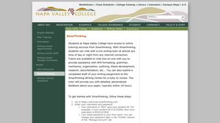 SmartThinking - Napa Valley College