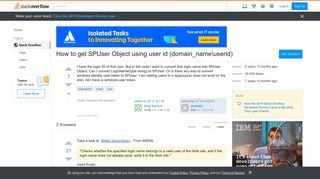 How to get SPUser Object using user id (domain_nameuserid ...