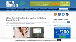 Chime Card Cash Back Review: $50 Sign Up/ Referral Bonus ...
