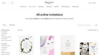 Invitations - online at Paperless Post