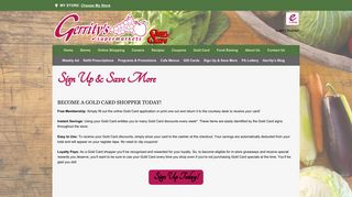 Sign Up & Save More | Gerrity's Grocery Store