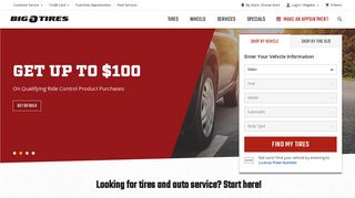 Big O Tires - Sign Up and Save