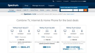 Charter Spectrum Packages: Bundle Cable TV, Internet, and Home ...