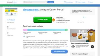 Access simapay.com. Simapay Dealer Portal