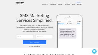 Textedly: SMS Marketing, Text Messaging Services, Mass & Bulk Texting