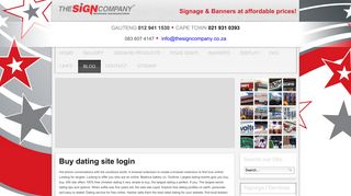 Buy dating site login - The Sign Company