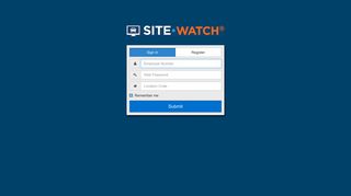 SiteWatch Web