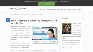 Is Six Dollar Bux a Scam? You Will Never Cash Out $6,000! - My ...