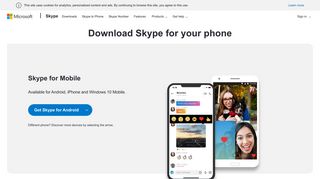 Download Skype for Mobile | Available for Android, iPhone or ...
