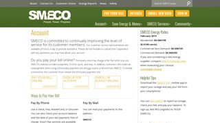 Your Account | Southern Maryland Electric Cooperative - Smeco