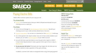 Paying Electric Bills | Southern Maryland Electric Cooperative - Smeco