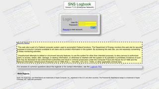 SNS Logbook - Login - ORNL