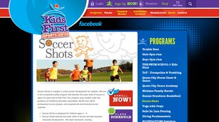 Soccer Shots | Programs | Kids First Sports Center