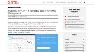 Audiense Review - A Powerful Tool for Twitter Management
