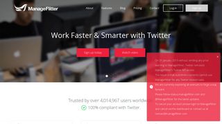 ManageFlitter - Twitter Management Tool | Work Faster & Smarter