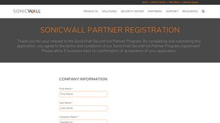 Become a Partner | SonicWall
