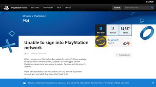 Solved: Unable to sign into PlayStation network - PlayStation Forum
