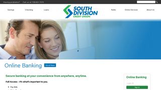 Online Banking | South Division Credit Union