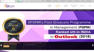 PGPM Admissions | SPJIMR