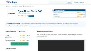 SpeedLine Pizza POS Reviews and Pricing - 2019 - Capterra