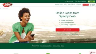 Online Loans from Speedy Cash