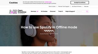 Using Spotify in Offline mode - Team Knowhow