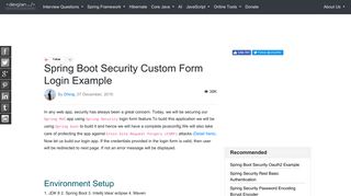 Spring Boot Security Custom Login Form Example | DevGlan