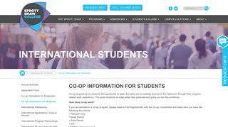 Co-op Information for Students | Sprott Shaw College