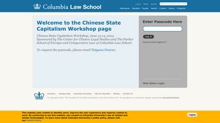 Login - Columbia Law School - Columbia University