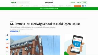 St. Francis-St. Hedwig School to Hold Open House | Naugatuck, CT ...