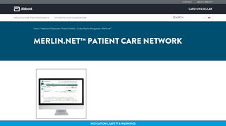Merlin.net™ Patient Care Network | St. Jude Medical - sjm.com
