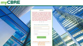 myCBRE Sign In