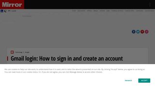 Gmail login: How to sign in and create an account - Mirror Online