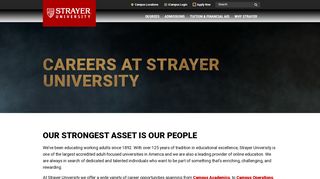 Strayer University Careers | Strayer University