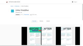 Unblur StudyBlue - Google Chrome