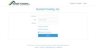 Summit Funding, Inc. - Borrower Portal
