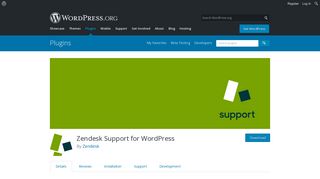 Zendesk Support for WordPress | WordPress.org