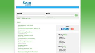 Sysco Jobs