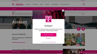 Account | T-Mobile Support