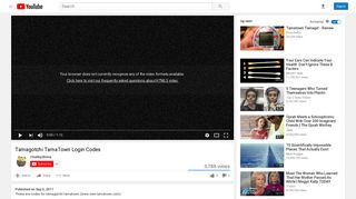 Tamagotchi TamaTown Login Codes - YouTube